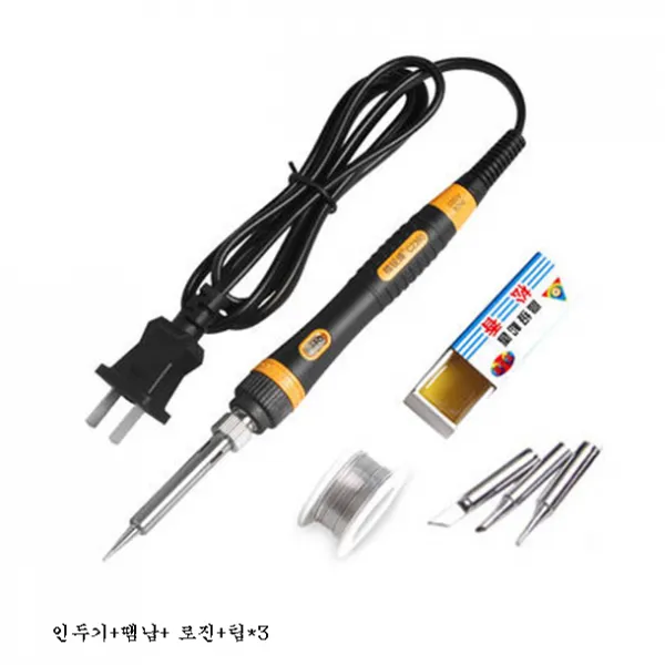 푸아이 전기 인두기 용접세트 납땜 가정용RW1778, 1세트, Type-C