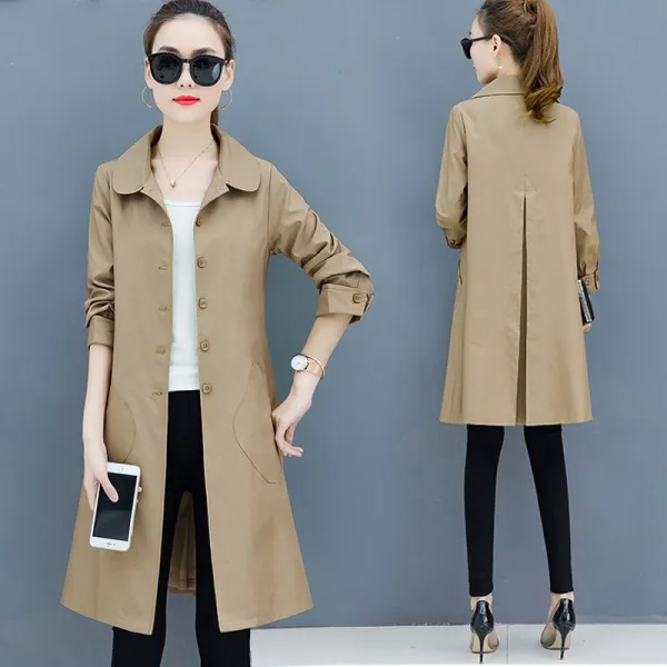 ZoneSHOP 여성 트렌치 코트 가을 빅사이즈X12