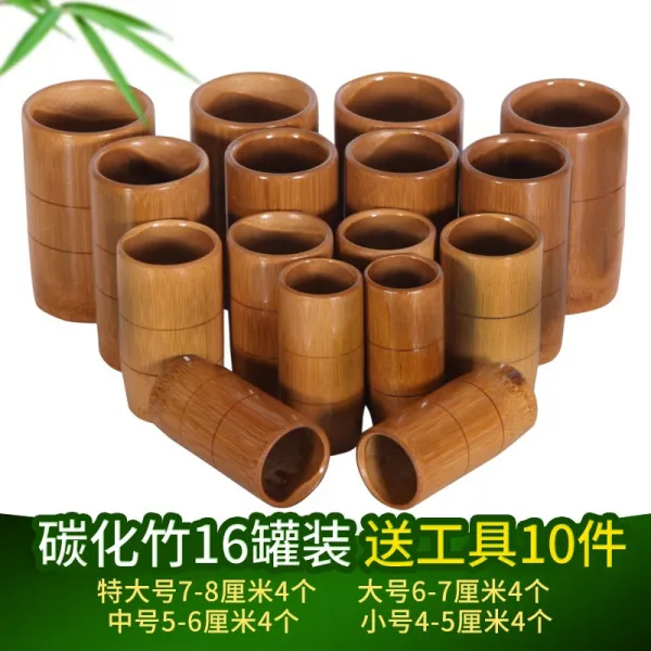 스탠바이뉴 탄화죽 대통 미용원 중의학 의사다 전용 깡통 가정용 물이끓다 대나무 흡습 습기제거, 일반핏 타입 16 캔홀더 룩