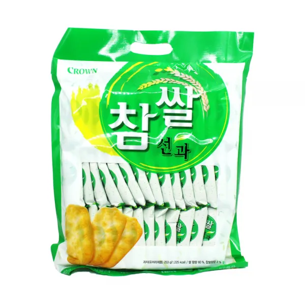 크라운 찹쌀선과 253g / 인기과자 간식 쌀전병, 단품