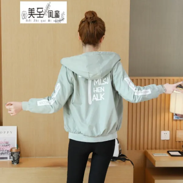 겉치레 여춘추한판 학생조류가 겹겹이고 뉴트렌드 원숙 커플외상여학생 BF 야구복 한국판 봄가을(9303)