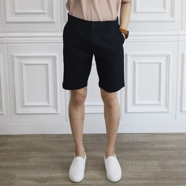 후앙스 베이직 면 스판 남자 반바지 IDCP-737