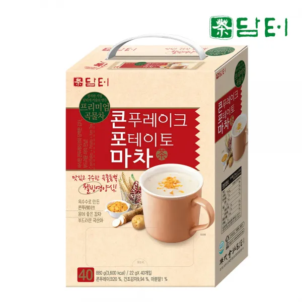 담터 콘푸레이크 포테이토마차 40T (13.5g x40), 13.5g, 40개