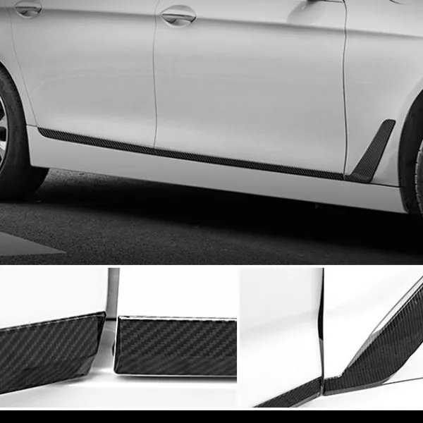 유니파크 완벽한 일체감을 자랑하는 Bmw 5시리즈 G30 카본 사이드 가니쉬 실외 몰딩용품 E 801369