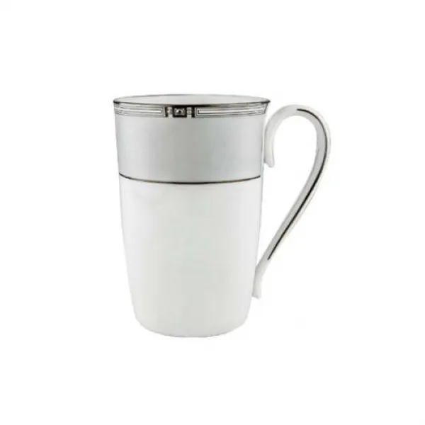 Lenox Westerly Platinum Bone China Accent Mug Lenox 서풍 백금 뼈 중국 억양 머그잔, 1