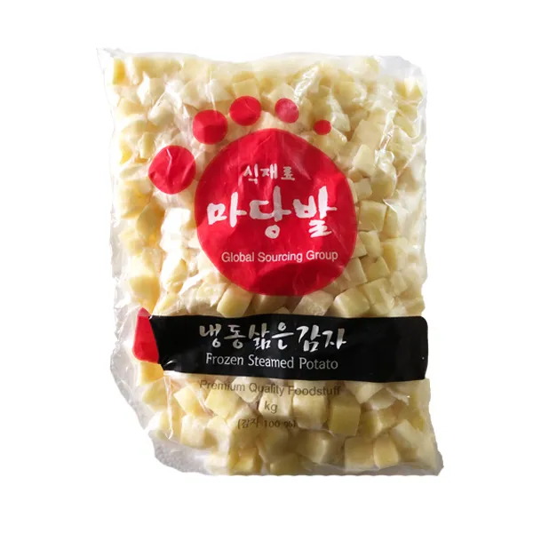 마당발 냉동삶은감자 1박스 1kgX10입 채소 식자재식당, 단품
