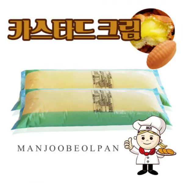 만쥬벌판 카스타드크림 10kg 5kg X 2개 Haccp인증 상품 10kg 1개
