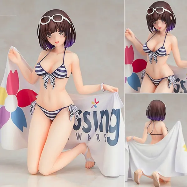 카토메구미 피규어 미소녀피규어 성인 귀여운소녀 통행인의 여주인 카토 후이 시아 지 치우 시유 슈잉 잉글 리 배 케이스 수공 모델의 재배 방법, 무릎을 꿇고 카토 메구미 + 1개