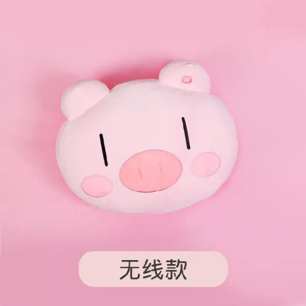 투그레잇 PP 돼지 여자 친구에게선물 발열 복부 멀티 애니메이션 딴마음을 벗어나다 독창적 실용적 소녀마음, 마사지 베개 충전 판 （가능 무선 사