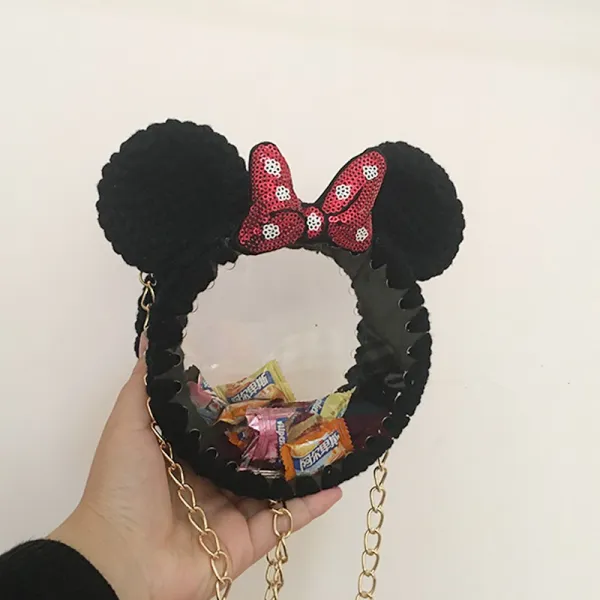 와이유 니팅백 하녀 손뜨개 가방 털실 DIY 재료 곰돌이 반구 미키악