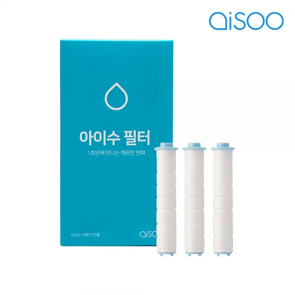 아이수 비타민샤워기필터 5중수돗물필터 리필 3개입 항균 녹물, 비타민샤워기용 리필필터(3개입)
