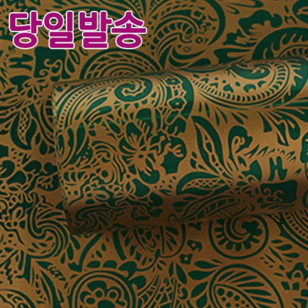 노크원 비닐포장지당일발송, 10아메바/소/녹색, 1롤