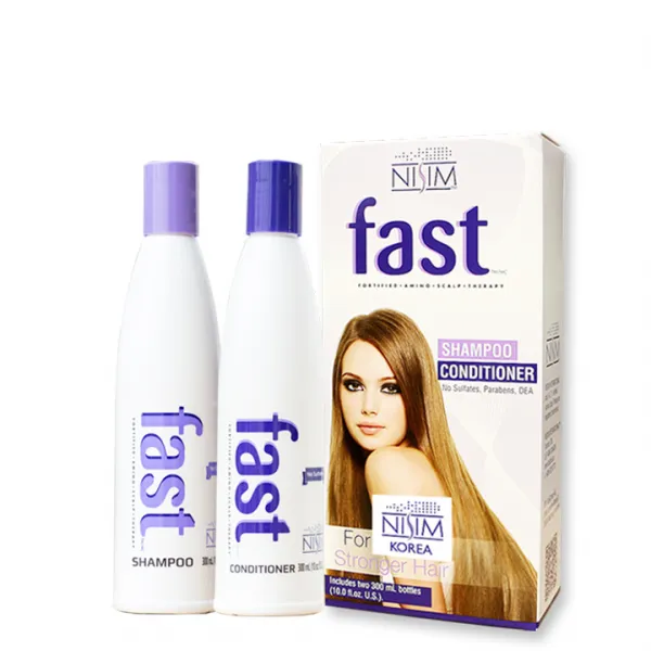 니심 패스트 샴푸 컨디셔너 빨리 기르는 자라는 법 약산성 순한 단백질 비오틴 300ml, 샴푸300ml+컨디셔너300ml 세트