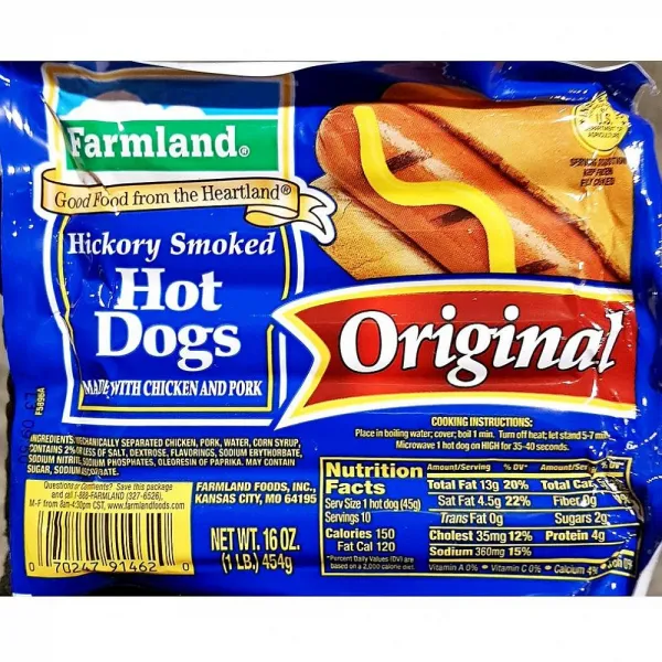 현주스토어 간편 즉석 조리식품 핫도그소시지 454g X 40 1 Ea 후랑크소시지