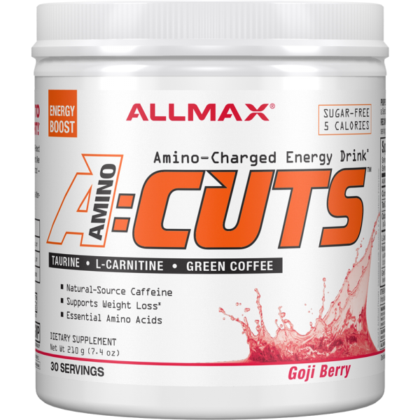 Allmax A 컷 아미노 차지드 에너지 드링크 고지 베리 마티니 Goji Berry Martini 210g