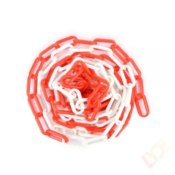 리올 안전구획 플라스틱 사슬 3m 화이트 레드 