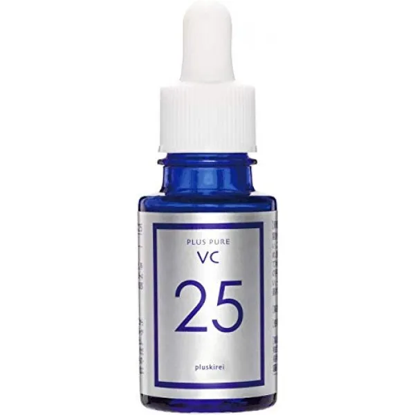 비타민 C 세럼 플러스 깨끗하게 플러스 퓨어 VC25 순수 비타민 C25 % 함유 양친 매성 미용액 (10mL (약 1 개월 분)), 단일상품