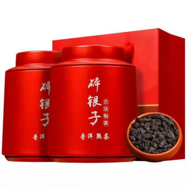 윈난 고수목 보이차 쇄은자 차화석 숙차 나미향