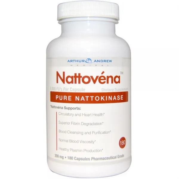 아서엔더슨메디컬 Arthur Andrew Medical 나토베나 순수 나토기나아제 200mg 180정, 1개, 상품상세참조