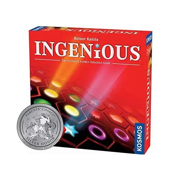 템즈 & 코스모스 Ingenious | 궁극의 가족 전략 게임 | 1 – 4명의 플레이어 | Spiel Des Jahres 후보 | 재미있는 추상 타일 누워 | 골든 긱 어워드 수