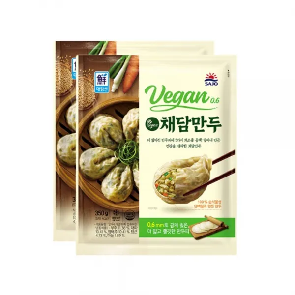 사조대림 0.6 얇은피 채담만두 700g(350x2), 1개, 700g
