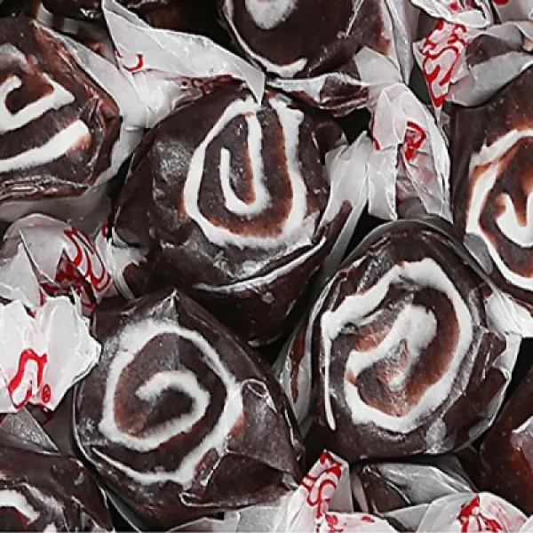 All Color Gourmet Salt Water Taffy (Black Licorice Swirl 2 LB) 올 컬러 미식가 바닷물 태피 (Black Licorice Swir, 1