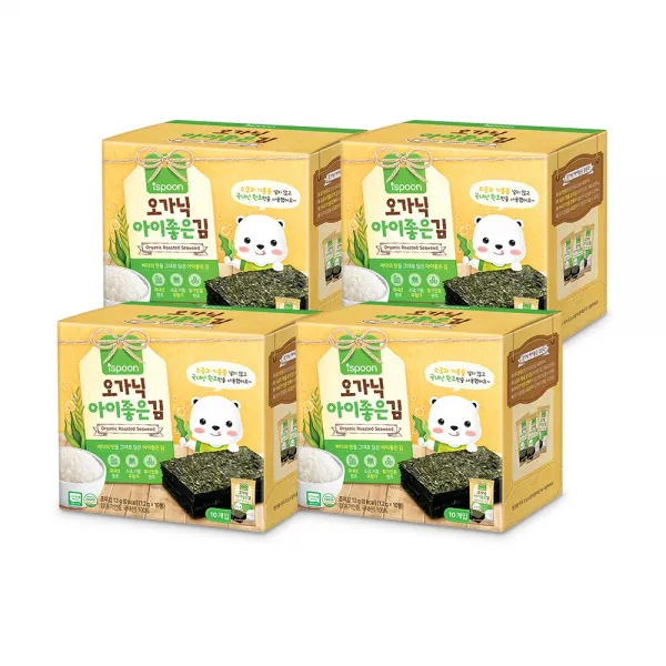 아이스푼 오가닉 아이좋은 김 4박스