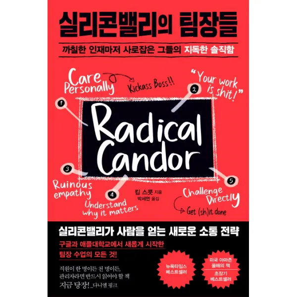 실리콘밸리의 팀장들:까칠한 인재마저 사로잡은 그들의 지독한 솔직함, 청림출판사