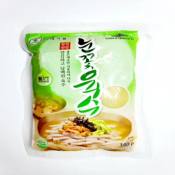 살얼음 눈꽃육수 10입 340g 묵채 냉묵밥 육수 묵사발만들기 묵용 여름별미 여름제철음식
