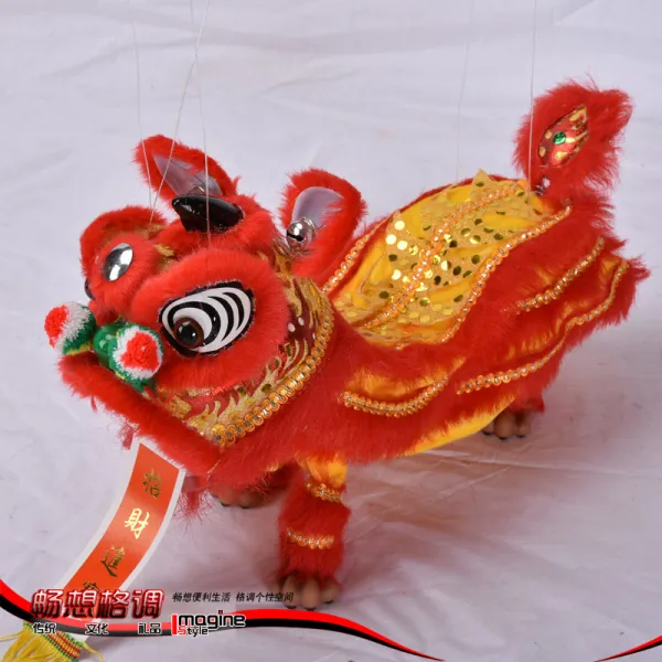 소피하암 기프트 단골손님 특색 실을 자아내다 꼭두각시 인형 우연히 핸드메이드 기예 공연이다 사자춤을 추다 레드