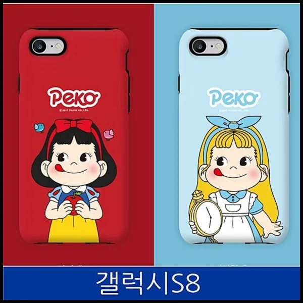 갤럭시S8. 페코 프린세스 범퍼 폰케이스 G950 case iudl, 1개, 이상한 페코