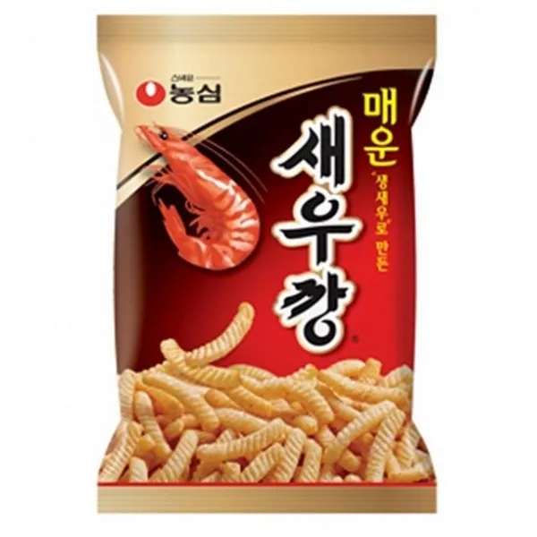디자인그룹 티에스 매운 새우깡 대용량 400g 6봉 새우 스낵, 1