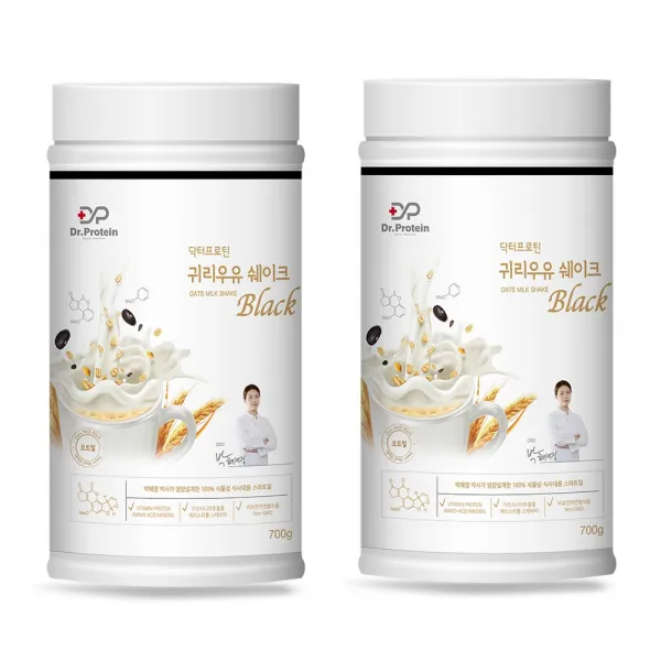 1+1 닥터프로틴 귀리우유 쉐이크 2통 식사대용쉐이크, 700g, 700g