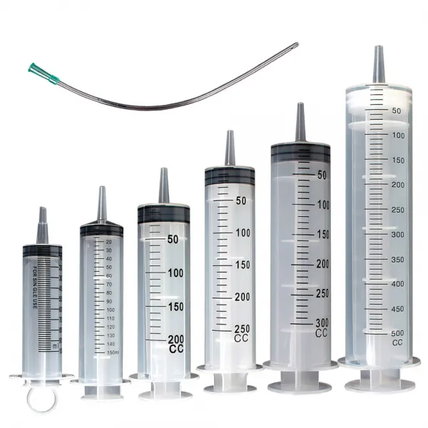 롱타입 잉크충전 다목적 왕 대형주사기 공업용 100-500ml, -  PVC튜브
