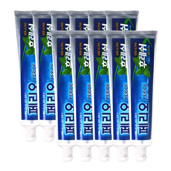 페리오 뉴 후레쉬 플러스치약, 150g, 11개