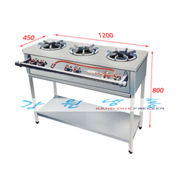 강원냉동 1200렌지, LPG, 1200 3구렌지(450)