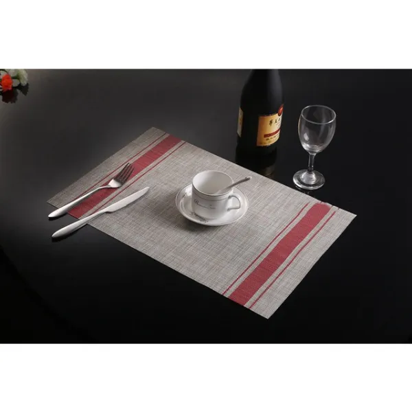 라이트파이 Pvc 단열패드 인싸템 들짐승 방수 기름방지 세탁 면제 서 직사각형 30 *45cm （4개 ） 레드
