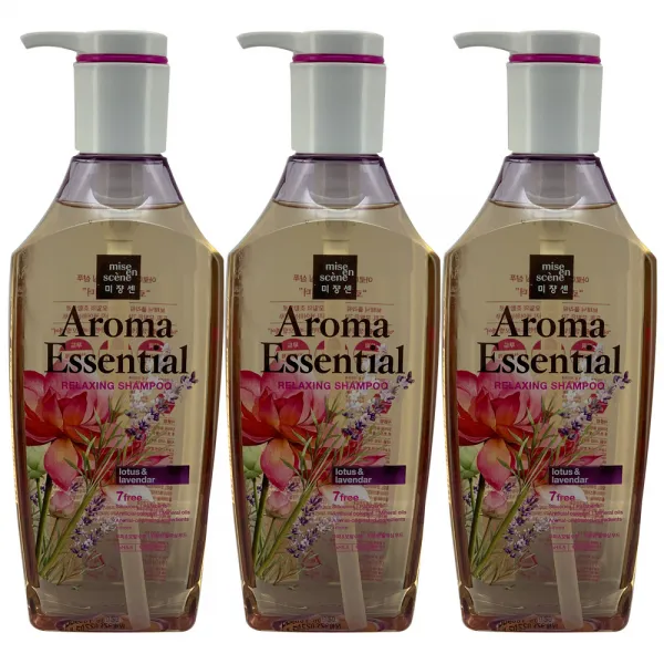 미쟝센 아로마 에센셜 릴렉싱 샴푸 500ml 3개