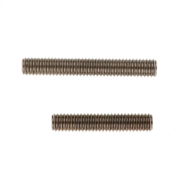 Zeyuan MK 8 1.75mm 압출기 용 2Pcs M6x40mm + M6x30mm 노즐 파이프 목구멍, 은, 스테인리스 스틸 및
