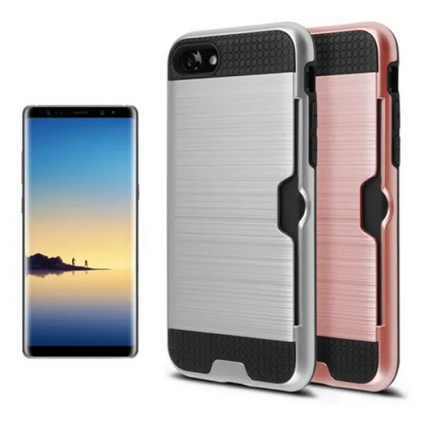  바보사랑 갤럭시노트8 오리온 메탈 카드 범퍼케이스 N950 