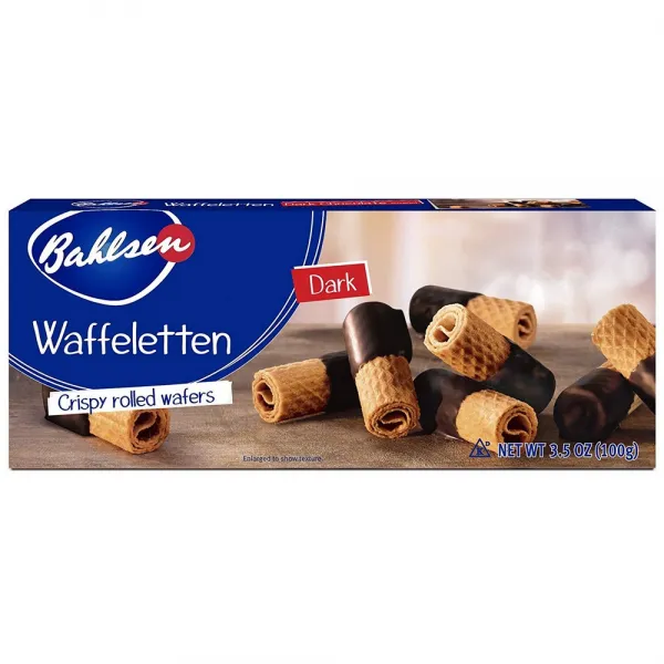 Bahlsen Waffeletten 다크 초콜릿 딥 쿠키 3.5oz 1팩 상세설명참조
