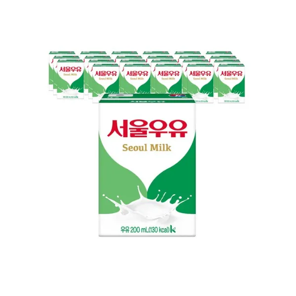 서울우유 멸균 흰우유 200ml 96팩