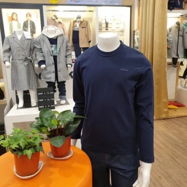 레노마키즈 NC05 남아 기본라운드티셔츠 R1935T569