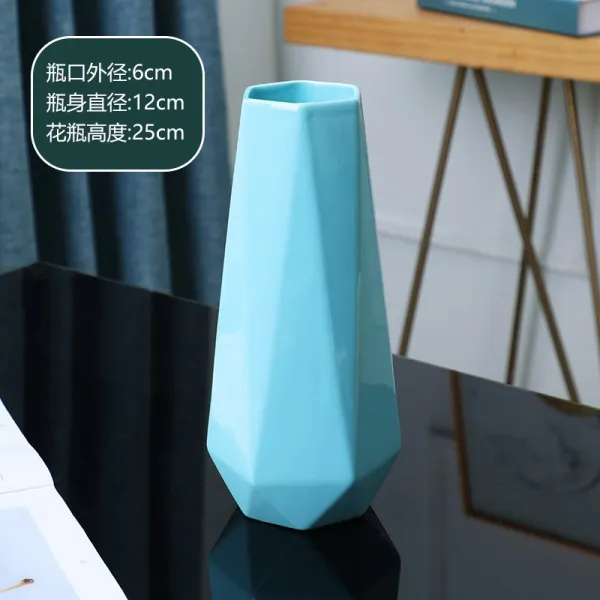 도자기 꽃병 난 꽃꽂이 북유럽 현대건화 식탁 거실 모던세라믹화병-24372, 옵션10