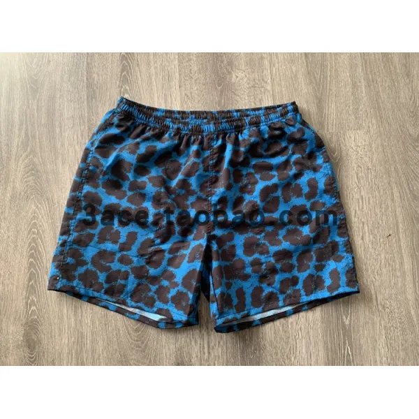 동셀링 트레이닝숏팬츠 스포츠숏팬츠 계절의 끝 Svolme20ss 여름 속건 원단 레오파드 배색 Easy