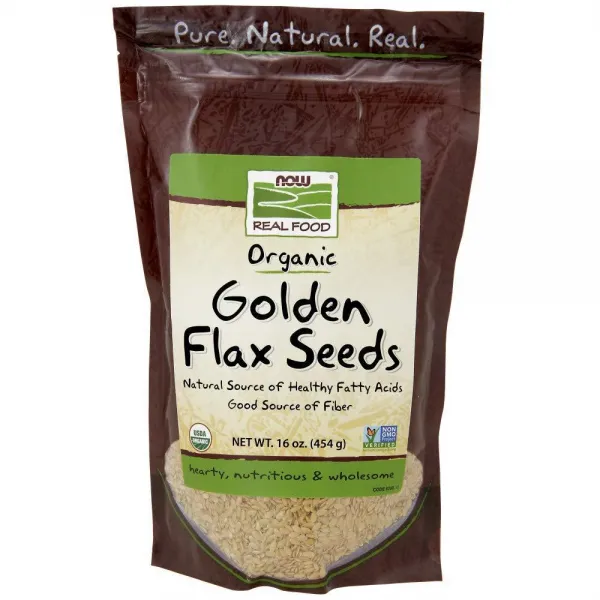 나우푸드 오가닉 골든 플랙시드 아마씨 454g 2팩 Flax, 단일상품