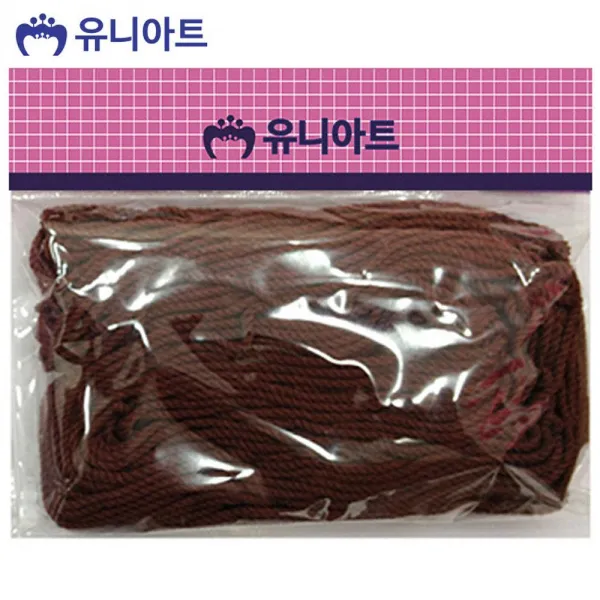 Clovert87 유니아트 실 6000 칼라 면사 갈색 단일상품