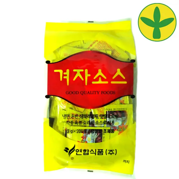 연합식품 일회용 겨자소스 3g X 200포, 200개입