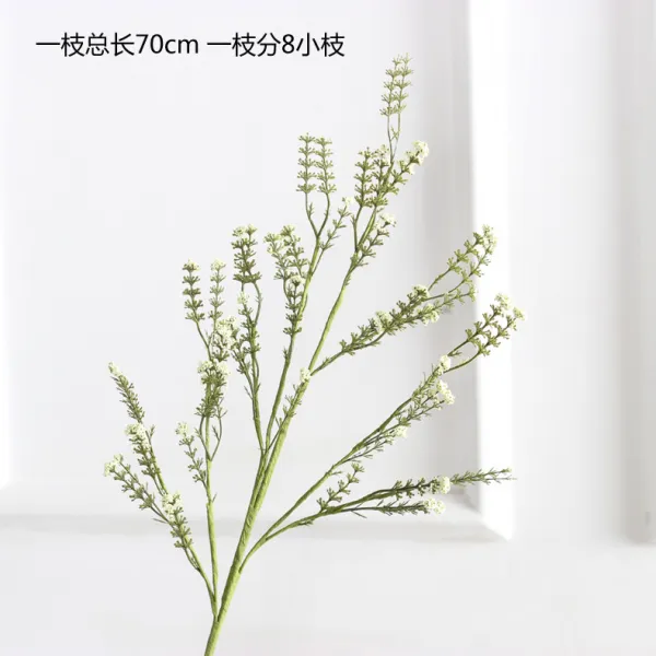 잊지 마세요 나는 인조 채화 실내 거실 가죽 꽃망울이 별 비판함 헤어뒤꽂이 배합 X3개 화이트