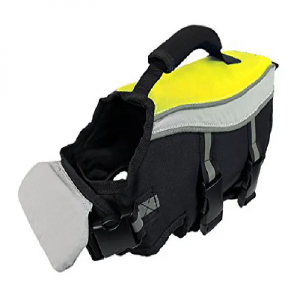 alcott Water Adventure Life Jacket with Reflective Accents Support Handle Small Neon Yellow 반사적 인, 1